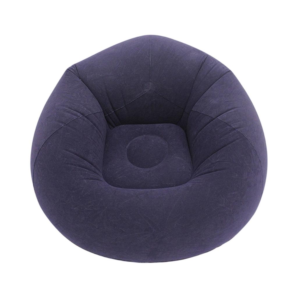 Inflatable Sofa Cover Lazy Bag Chair Single Seating For Small Bedroom Or Balcony ( Cover)