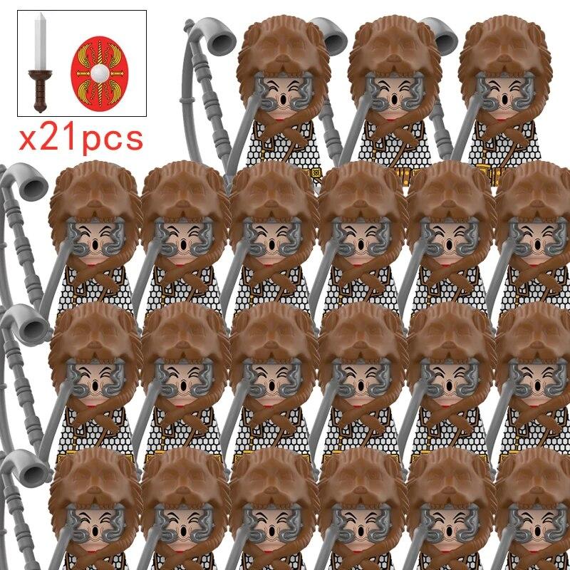 

Средневековый военный Римский замок, набор фигурок, римские солдаты, голова пехоты, подвижный Трампер, оружие, щит, строительные блоки, кирпичи, игрушки