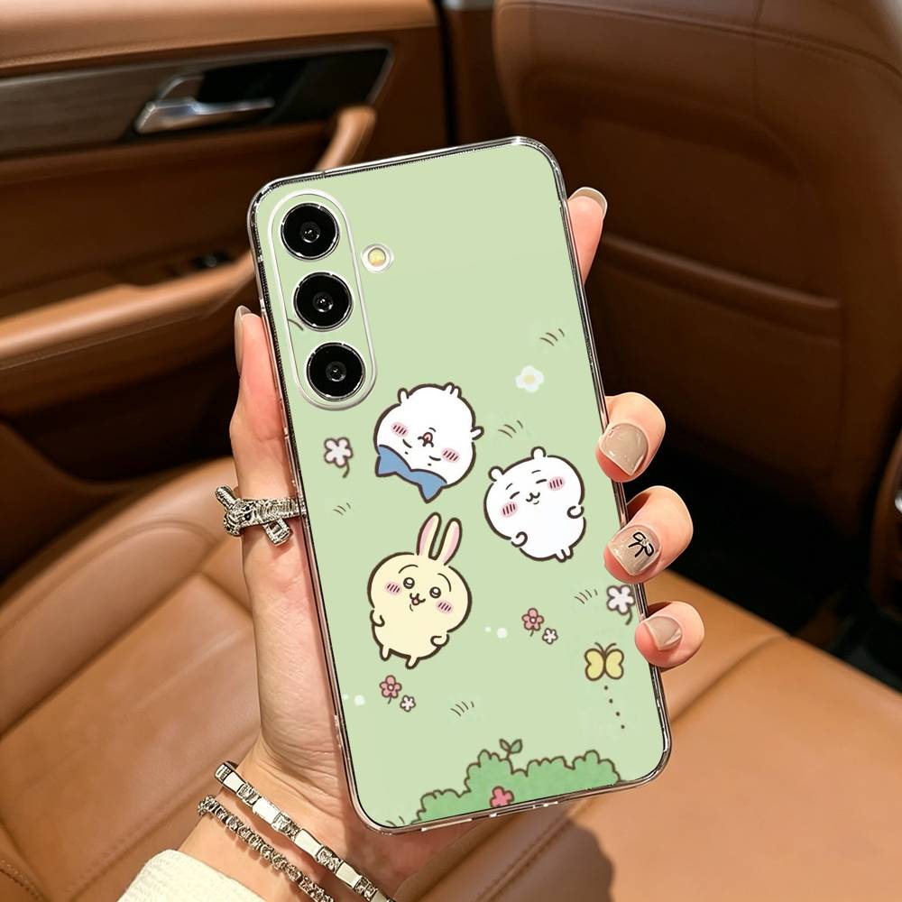 C-Cute C-C-Chiikawas Phone Case For Samsung Galaxy A71,A70,A52,A51,A40,A30 Transparent Cover