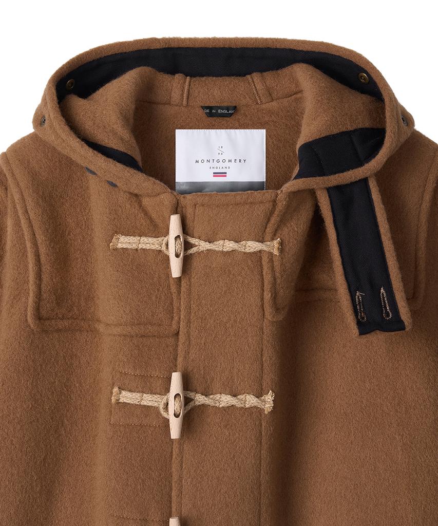 Montgomery Short Original Duffle Coat With Wooden - Camel