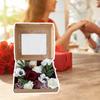 Große Blumen in Dekorativer Box Blumenkasten Tragbare Blumenaufbewahrung Geschenkverpackungsboxen Mit Klarem Fenster