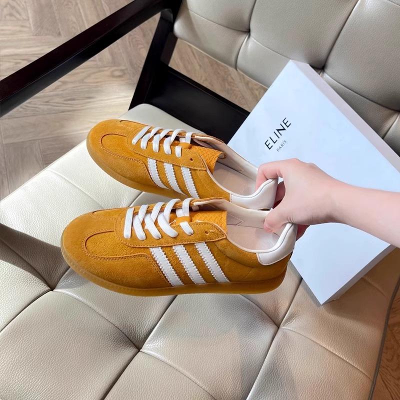 

Women s new versatile flat-bottomed retro classic casual shoes sports shoes board shoes 35 оранжевый