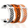 Silicone Sport Watch Band with Breathable Holes Dual-Tone For Samsung Galaxy Watch 7/FE/6/5/4 Breathable Sports Design