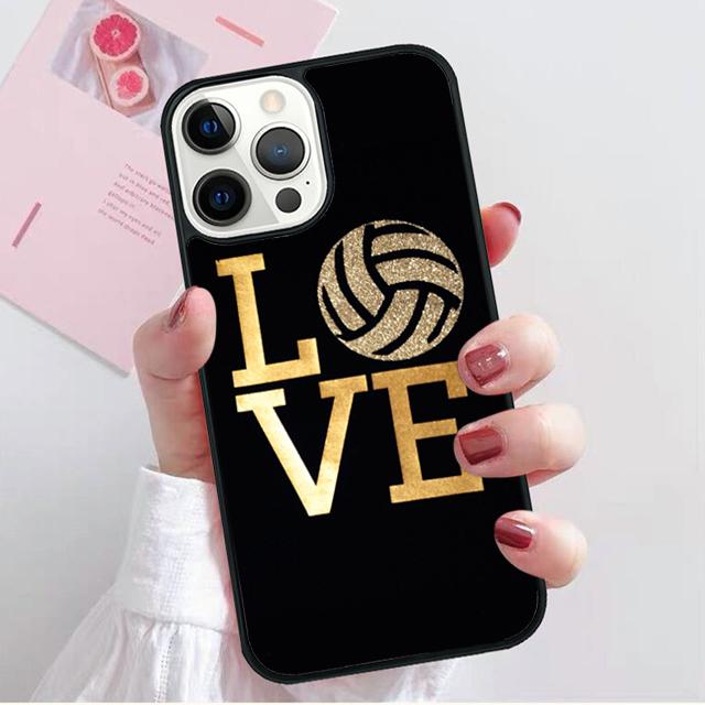 

Я ЛЮБЛЮ играть в волейбол Чехол для телефона Cover For iPhone 17 Air 15 16 14 13 12 Pro Max 11 Pro Max Plus Coque Shell iPhone 13pro