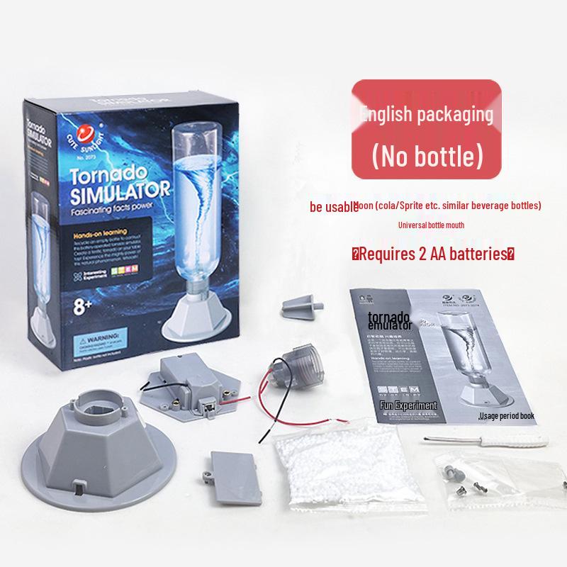 Educational Science Experiment Kit: Tornado Simulation for Primary School Learning