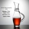 OLOEY 900ml Tall Glass Wine Decanter with Wrapped Handle
