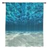 Deep Clear Sea Nature Tulle Curtains for Living Room Print Sheer Voile Curtain Bedroom Window Screening Drapes Blinds Home Decor