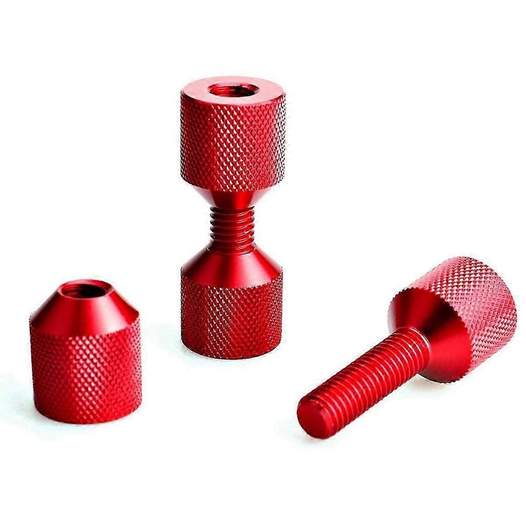 4 Stück Aluminiumflansch Zweilochstifte 1-1/8 Zoll Zweiloch-Ausrichtungsstifte 1-5/8 Zoll Abnehmbar Fla