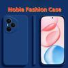 Fashion Solid Colour Shockproof Protective Liquid Silicone Phone Case For Honor 400 Pro / 400 Lite / 400