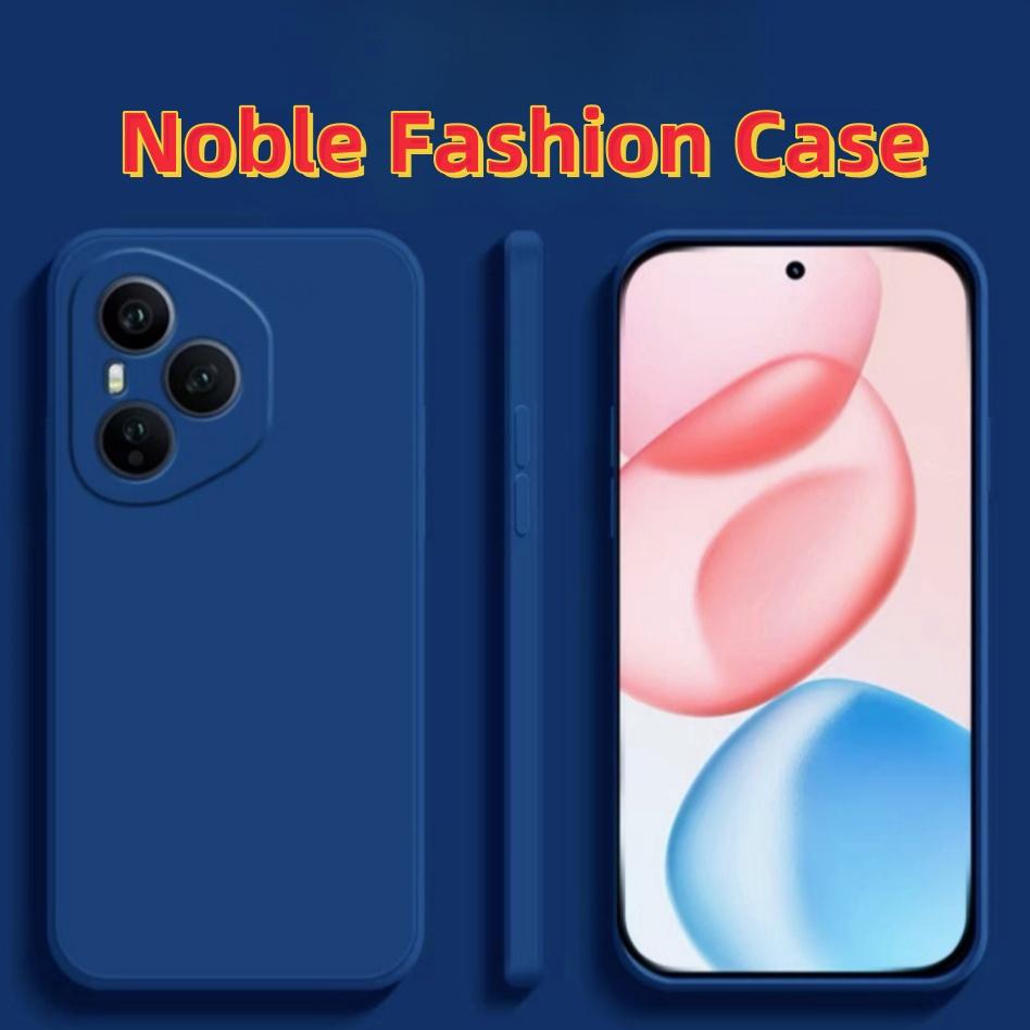 Fashion Solid Colour Shockproof Protective Liquid Silicone Phone Case For Honor 400 Pro / 400 Lite / 400