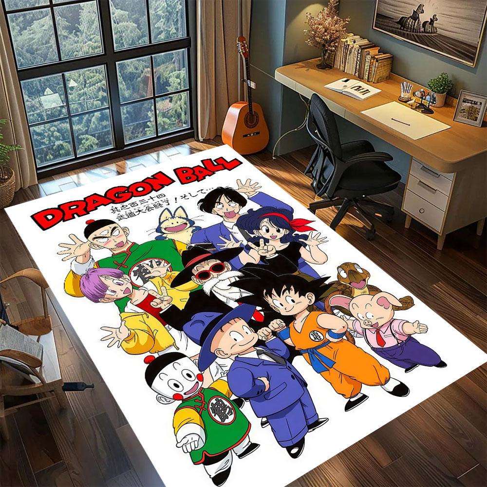 DragonBall anime character Carpet for Living Room Bedroom Home Decor Cool Movie Mat Play Floor Mat
