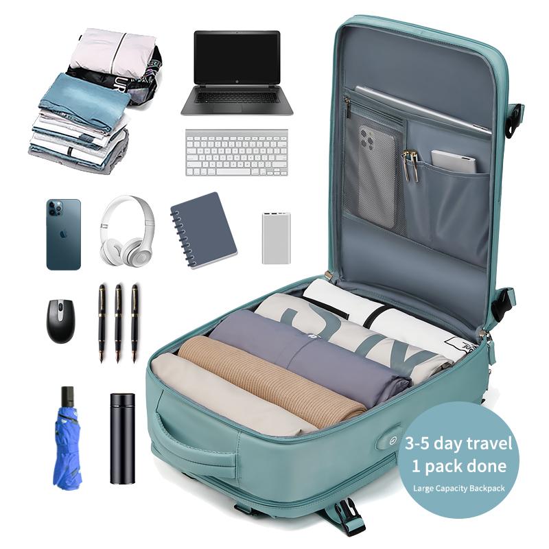 Damen Laptop Rucksack 15,6 Zoll Teenager Mädchen USB Ladefunktion Schulrucksack Separater Schuhbeutel Reise Rucksack Outdoor Rucksack Qualität