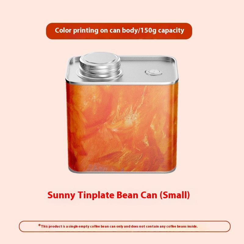 Sealed Pill Box Portable Empty Tins Coffee Bean Sealed Tin Can For Outdoor Camping Fresh Breathing Tin Box Packaging Storage