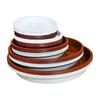 3 Pcs Garden Flower Pot Saucer for Indoor Outdoor 4/6/7/8/10 Inch Plastic Tray Saucers Durable