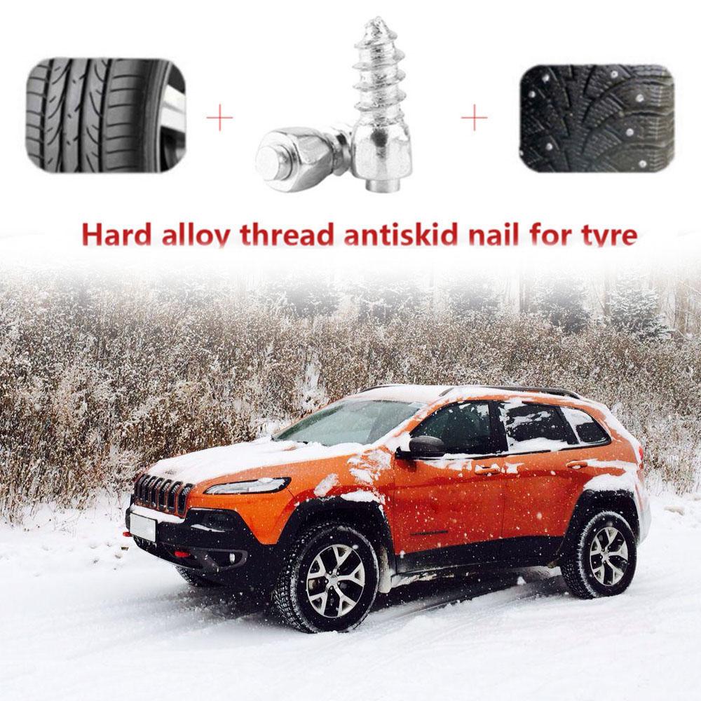 Pack of 200 Tire Stud Screws, 12mm Non-Slip Metal Screws for ATV, UTV, 4X4 Vehicles with Easy Installation Kit for Improved   Traction