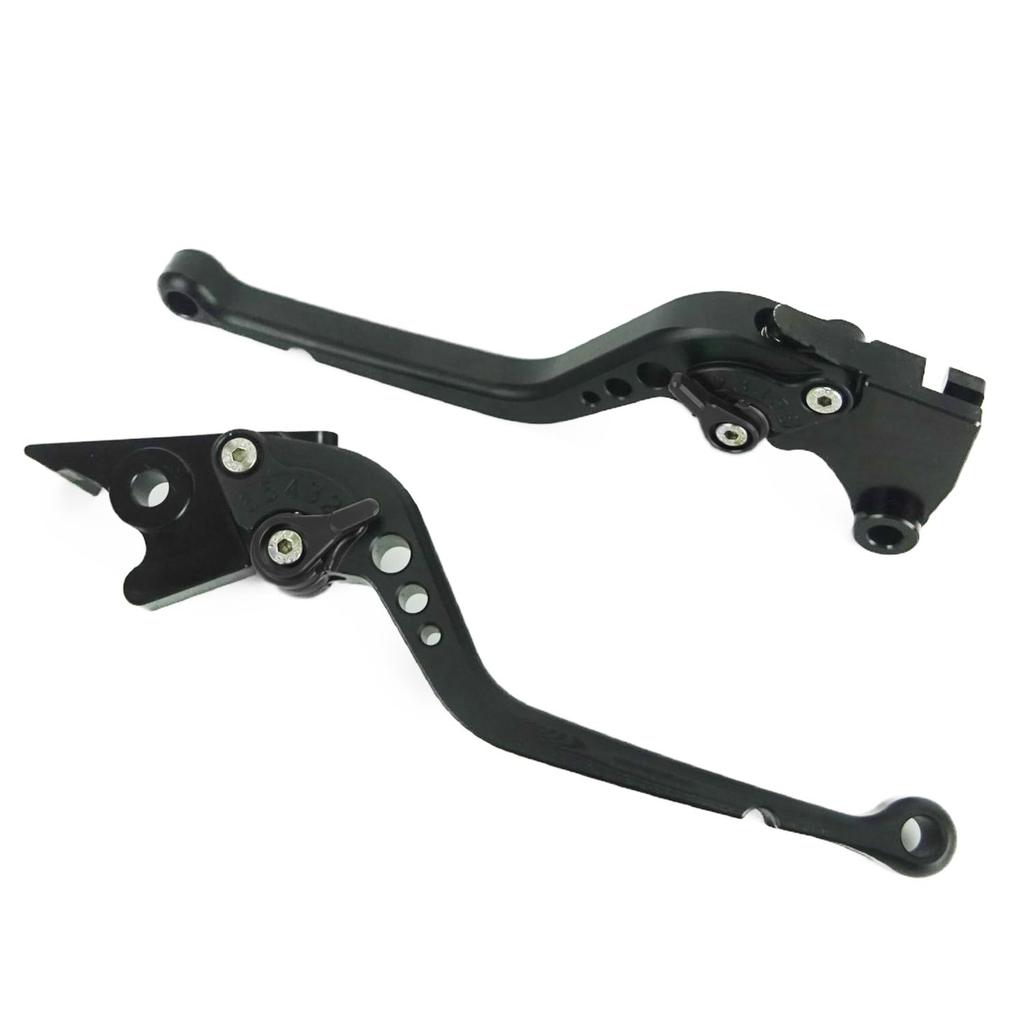 K122 Black Kawasaki Brake and Clutch compatible with Levers, 6-position adjustable, Ninja250, Eliminator, Z250, Z400, Versys-X250, etc.