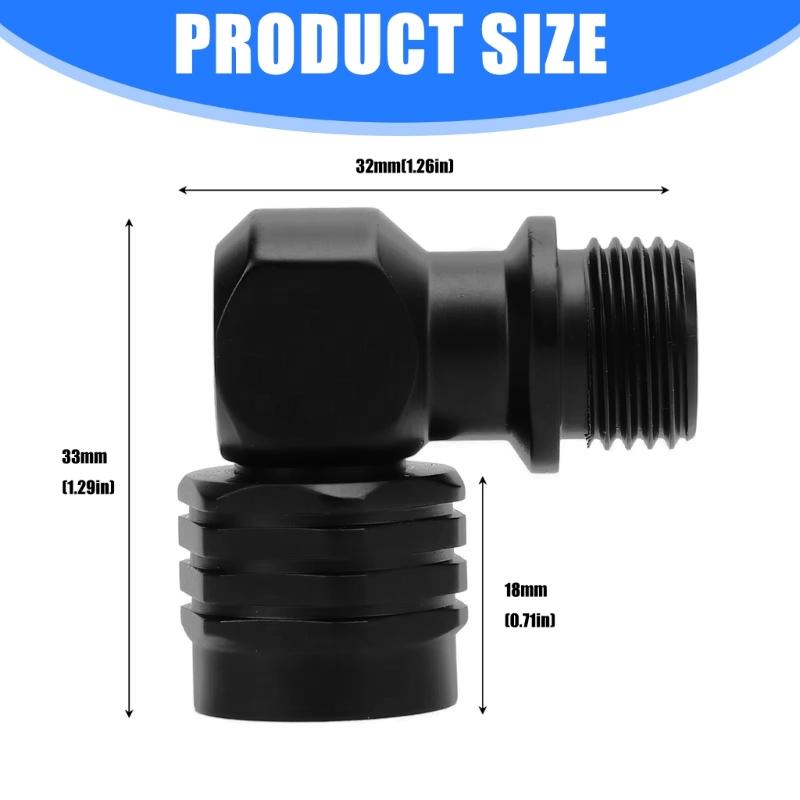 Professional Dive Regulator Swivels Connector 90 Degree Scubas Diving Regulator Connector Diving Accessories for 2nd Stage