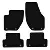 BASIC Black Velour Floor Mats For: Volvo V40 II Station Wagon, Cross Country (2012-)