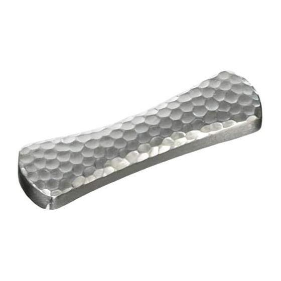 NAGAO Tsubame-Sanjo Chopstick Rest / Knife Rest, 5.2cm, Hammered Stainless Steel, Made in Japan, Adds Elegance to Your Table