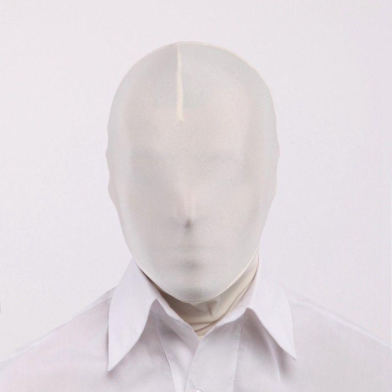 Halloween Cosplay Sexy Party Lycra Spandex Zentai Open Eyes Mouth Full Mask Hood