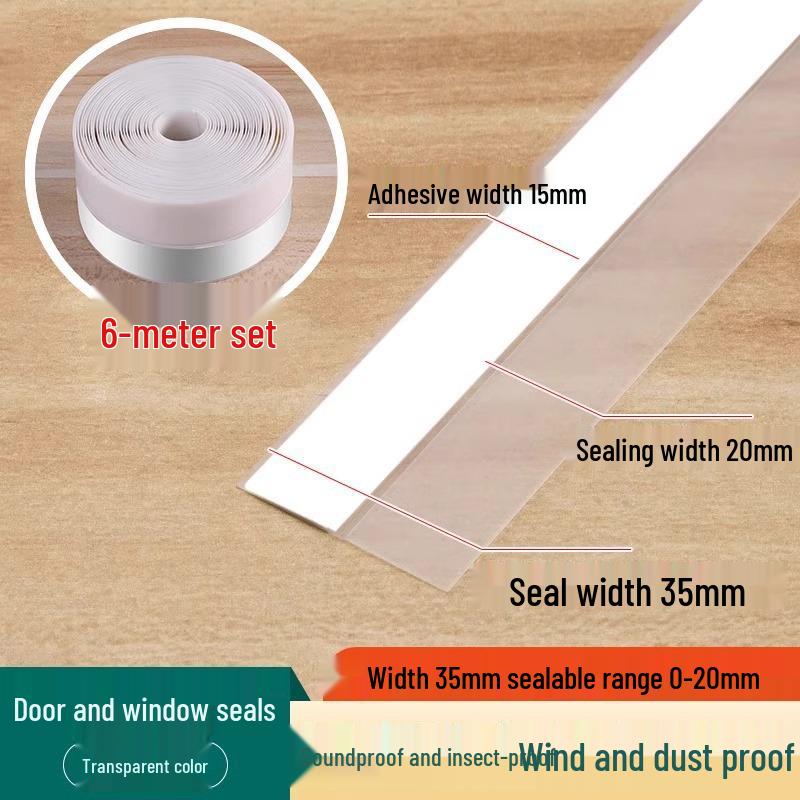 Door & Window Windproof Insulation Seal Strip - Soundproof, Waterproof, Adhesive