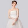 White Black Bridal Gloves Long Lace Gloves New Fingerless Gloves  Banquet