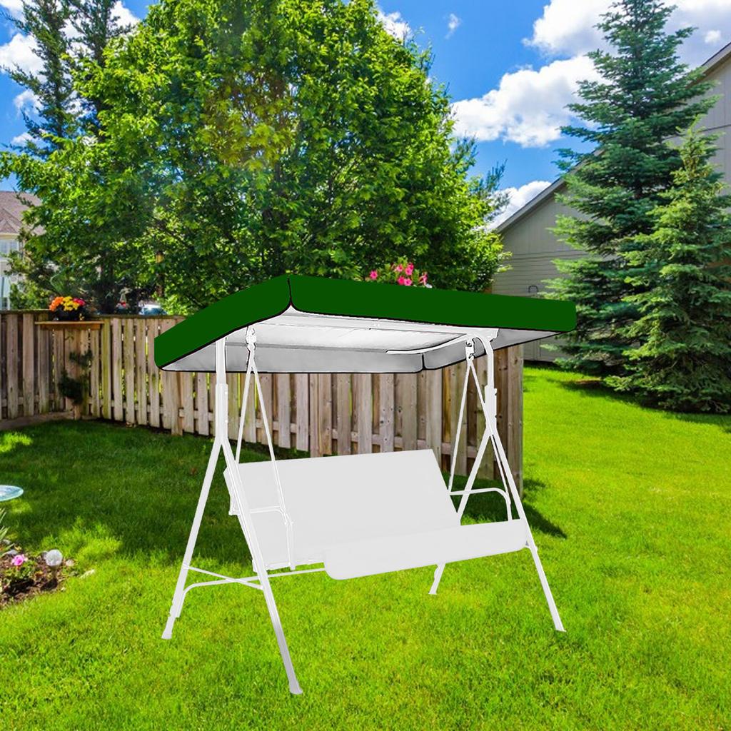 Outdoor Swing Chair Canopy Replacement Patio Swing Chair Top Cover WaterproofTop Rain Cover 190T