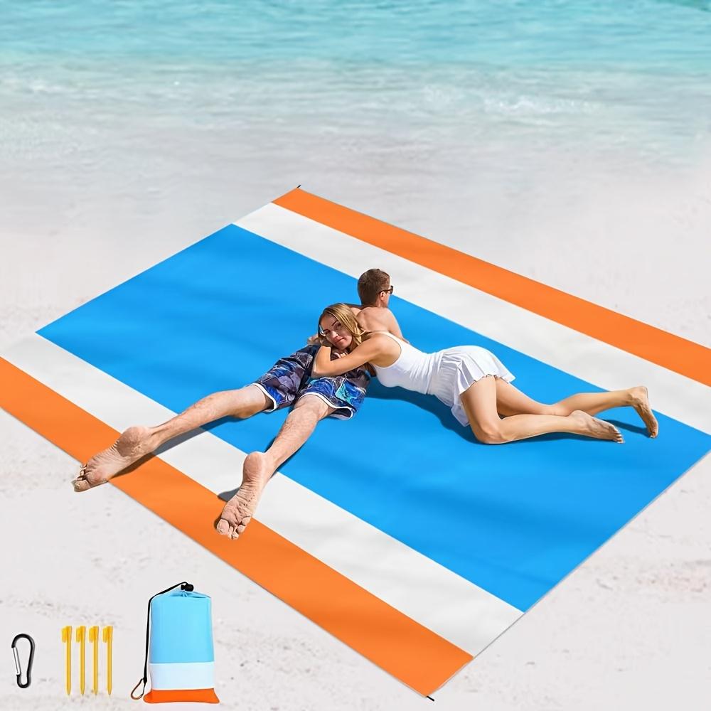 Picnic Beach Blanket 4-7 People Extra Large Lightweight Sandproof Beach Blanket Large Picnic Mat Beach Blanket Suitable For Beach Travel Camping 200cm X 140cm