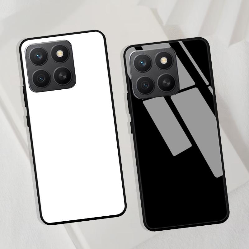 Tempered Glass Phone Case For Honor 400 Smart Luxury Hard Back Bumper Cover for Honor 400 Smart LGN-NX1 X6C X7D 4G 5G Capa