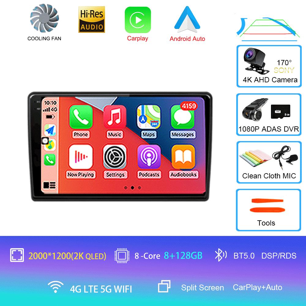 For Citroen C3 XR 2019 2020 2021 2022 Android 14 Carplay Car Radio Navigation Multimedia Player Stereo WiFi+4G Video BT DVD 2DIN