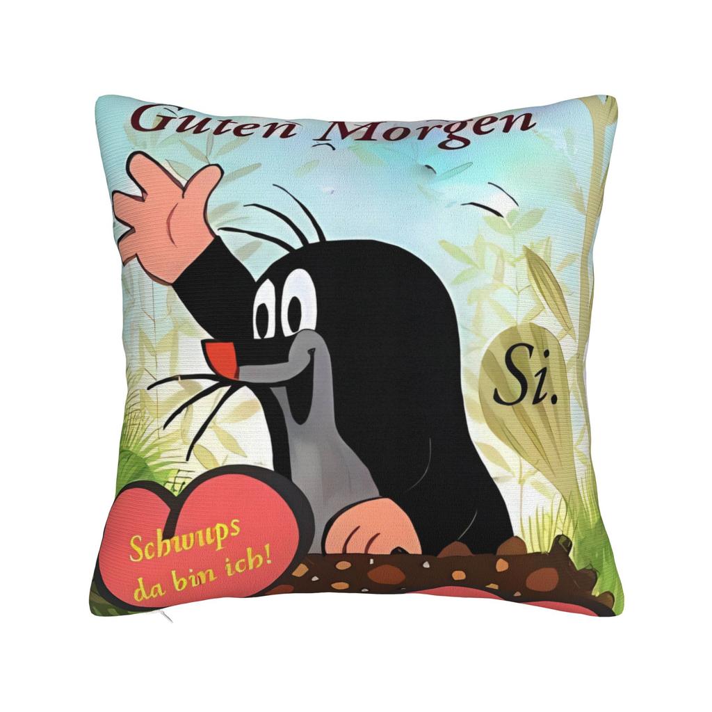 Working The Little Mole Pillow Case Graphic Pillow Cover For Wedding Party Home Decor Fashion Pillowcases