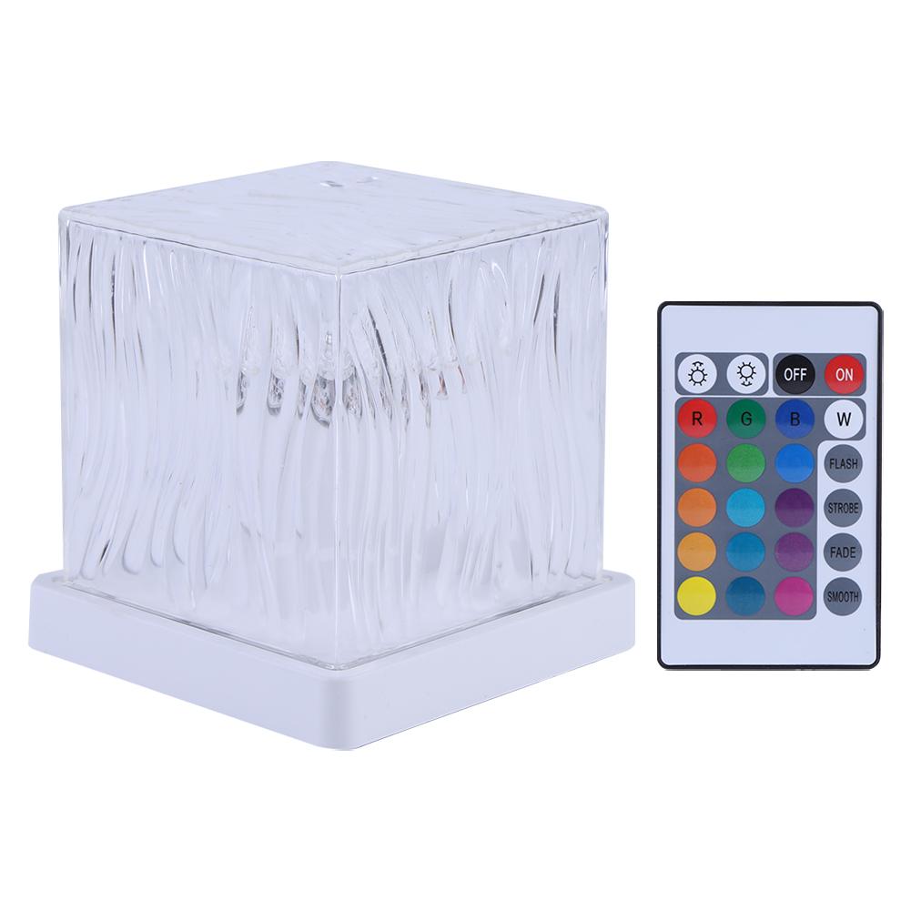 Ocean Wave Projector Lamp Northern Lights Projector Light Cube Atmosphere Light Water Wave Lamp Projector for Kids Birthday Gift