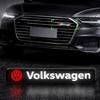Styling Mașină Lumini LED Decorative pentru Mașină Grilă Capotă Față Insignă Decorativă Pentru Volkswagen Polo B5 B6 B7 T4 T5 Golf 4 5 6 Jetta Gol