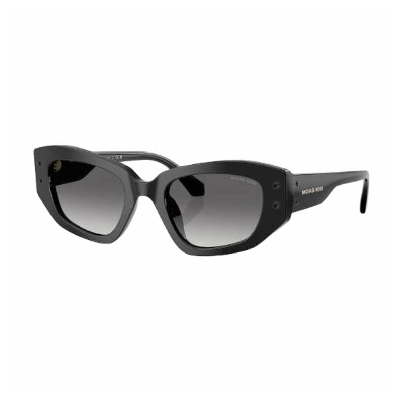 MICHAEL KORS Mirror Logo Acetate Irregular Sunglasses Women s Black