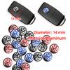 Voor VOLKSWAGEN VW Autosleutel Stickers Auto Bediening Sleutelhanger Embleem Accessoires Voor Volkswagen VW R-line GTI R Polo Golf Passat Mago