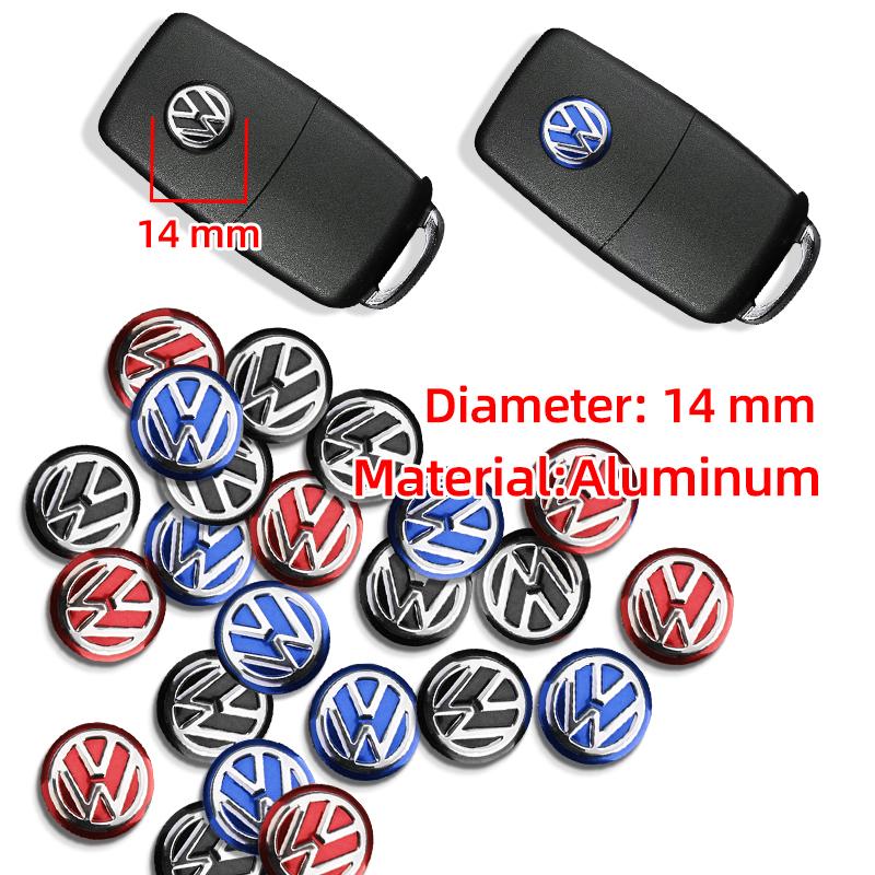 Voor VOLKSWAGEN VW Autosleutel Stickers Auto Bediening Sleutelhanger Embleem Accessoires Voor Volkswagen VW R-line GTI R Polo Golf Passat Mago