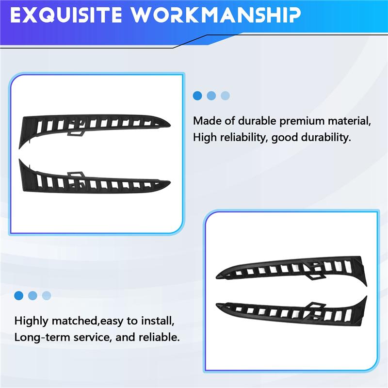 Front Bumper Air Inlet Grille Cover Trim 51118056599 51118056600 For BMW- F80 F82 M3 Accessories-A87Q