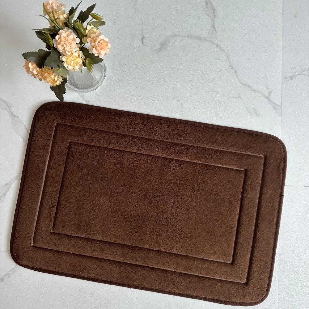 Thickening Bathroom Cashmere Mat Bath Non-slip Carpets In Wash Basin Bathtub  Floor Rug Shower Room Doormat Memory Foam 3D Pad