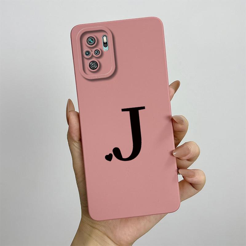 For Xiaomi Redmi Note 10 4G Case Note 10S Love Heart Letters Cover Soft Silicone Case For Redmi Note 10 Pro Max Note10 S Bags