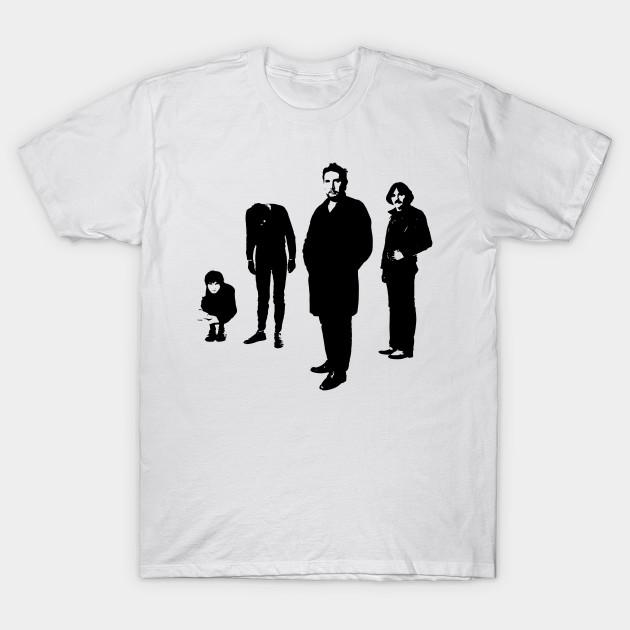 

Men Black Print T-shirt The - Stranglers No-Cut Transfer Paper Print Cotton Tshirt 3XL білий
