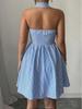 2025 European & American Summer Striped Halter Dress - Sexy & Stylish Vacation Wear
