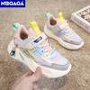 Mode Kinder Sportschuhe für Mädchen Turnschuhe Rutschfeste Schule Wanderschuhe Sommer Mesh Atmungsaktiv Für Kinder Tennis Casual Non Slip