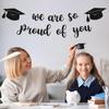Graduation Party Decorations - 9 Ft Pre-Strung We Are So Proud of You Banner, Graduation Party Decorations & Decor for Elementary, 5th Grade, 8th