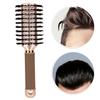 Double Sided Nylon Anti Static Hairdressing Comb Handheld Bristles Hair Styling Comb Gold