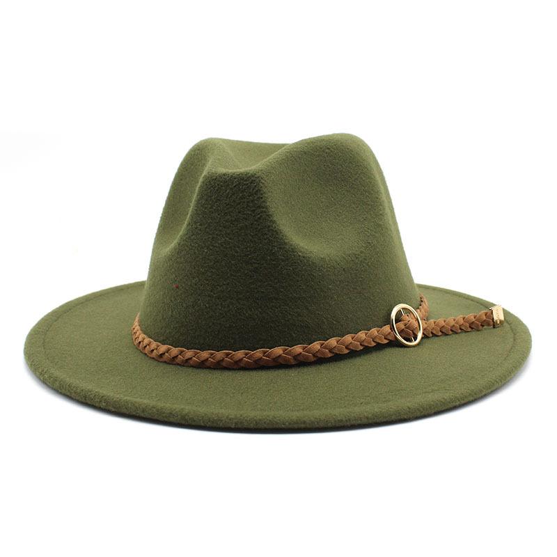 Double Color Black And Red Woolen Felt Hat Party Flat-Brimmed Jazz Top Hat Sample