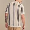 Men's Casual Hollow Knit Polo Cardigan BK0059