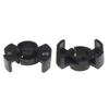 1Pair H1 Led Headlight Bulbs Adapter Base Holder Socket Retainer Clip For High Beams Base Retainer Black Abs