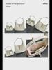 2024 High-End Women's Black Textured Shoulder Bag - Versatile White Fashion Messenger Bag