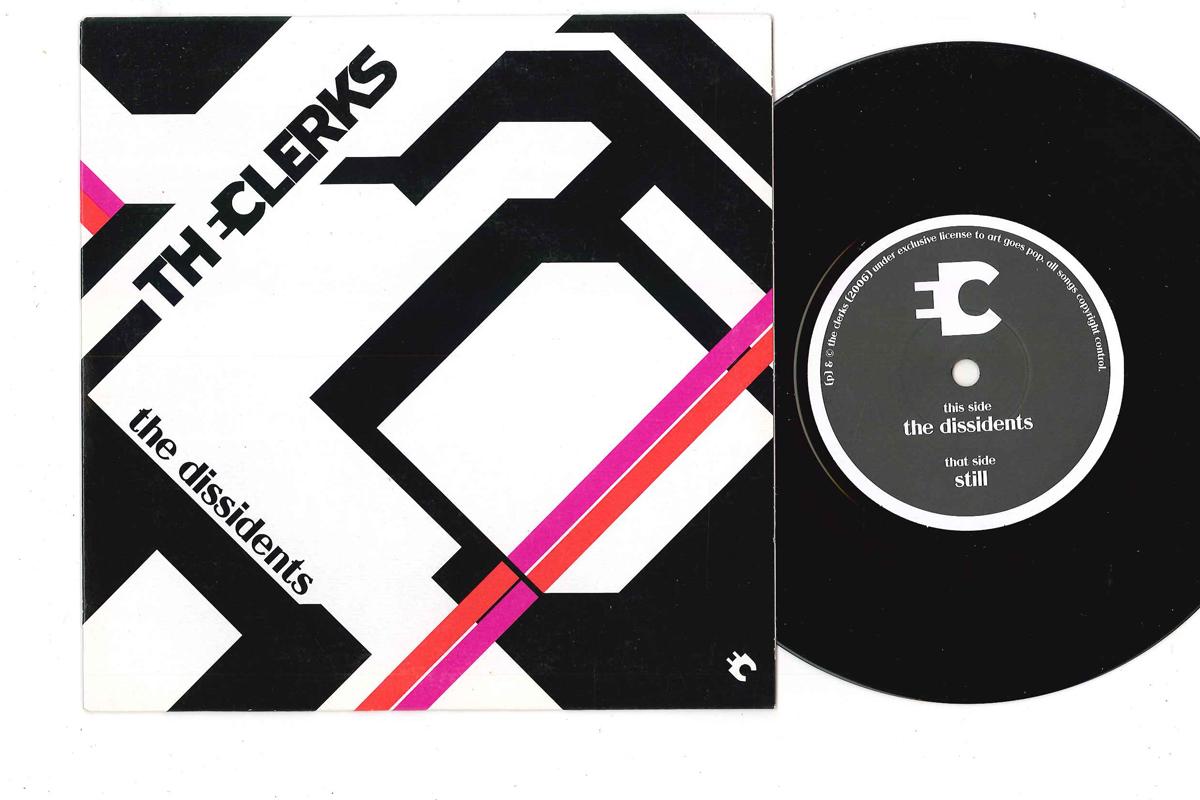 

7inch Record CLERKS - Dissidents AGP3 ART/GOES/POP 2006 UK Rock Used