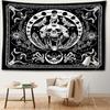 Butterfly Skull Tarot Tapestry Wall Hanging Abstract Art Hippie Tapitz Witchcraft Mysterious Dormitory Home Decor